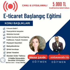 E-Ticaret Eğitimi Başlangıç Seviyesi