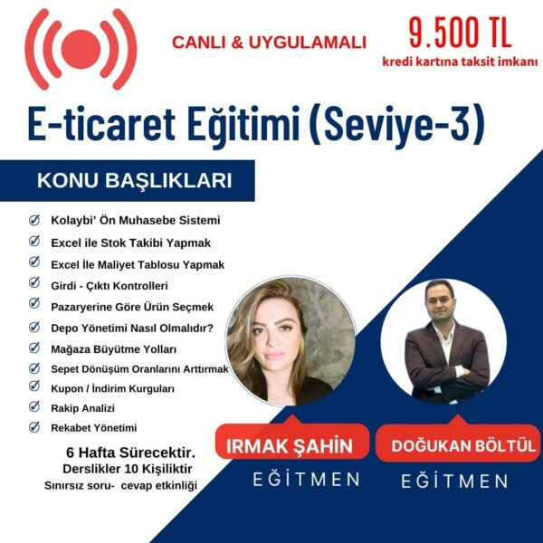 E-Ticaret Eğitimi İleri Seviye