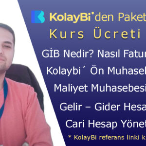 Kolaybi Ön Muhasebe Kursu Ücret İadeli