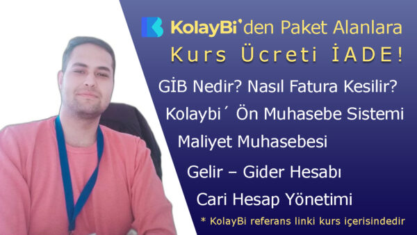 Kolaybi Ön Muhasebe Kursu Ücret İadeli