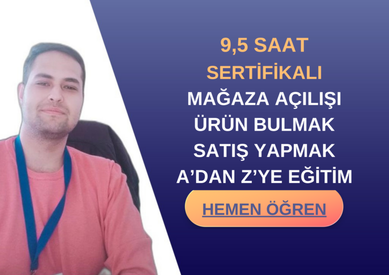 Sertifikalı * A’dan Z’ye Trendyol Satıcı Eğitimi